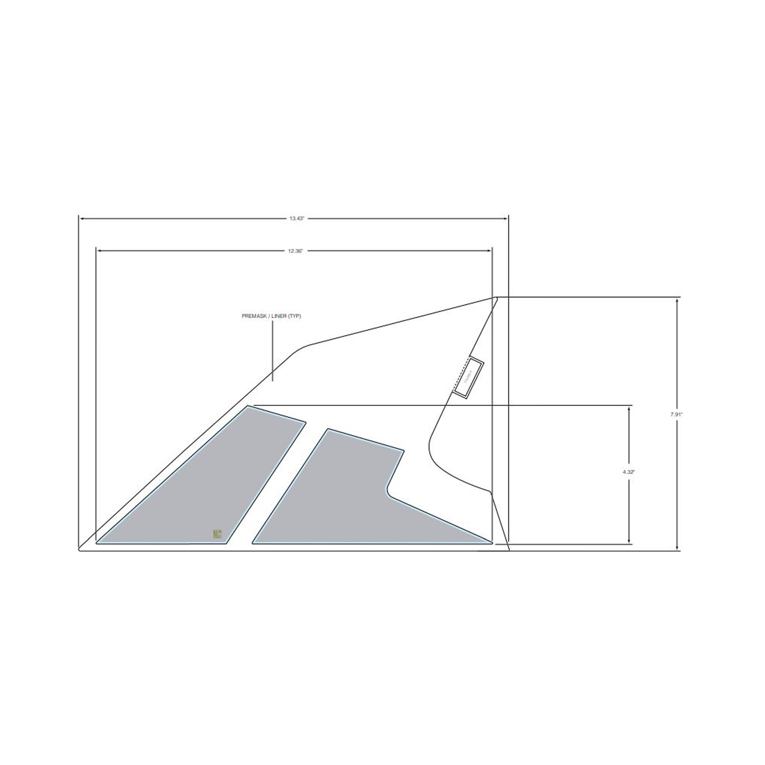 DECAL-RR.FNDR UPR RH