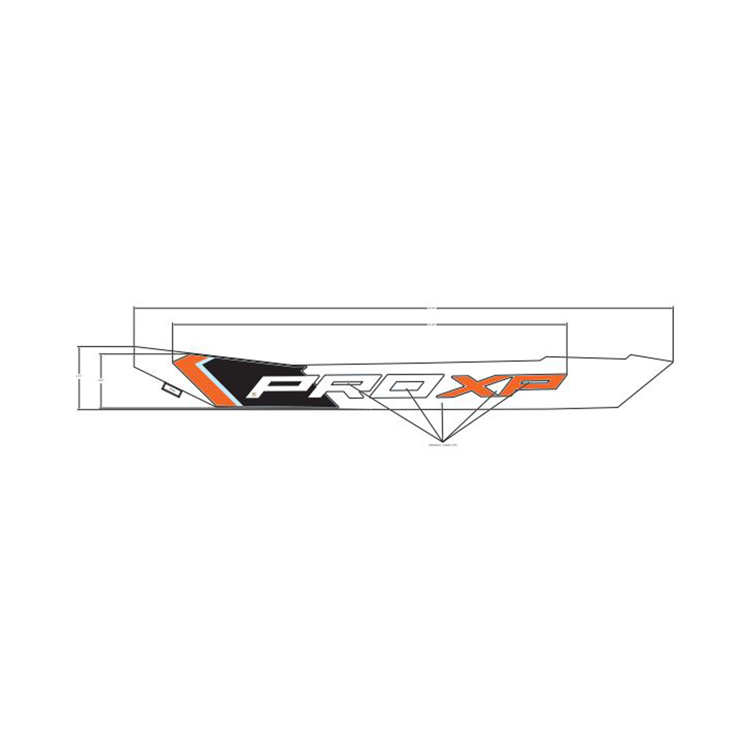 DECAL-RR.FNDR LWR PROXP LH