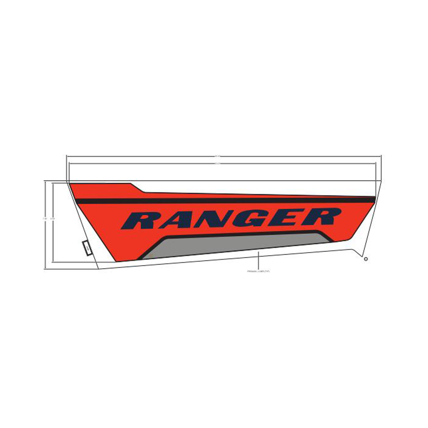 DECAL-BOX SIDE RGR LH