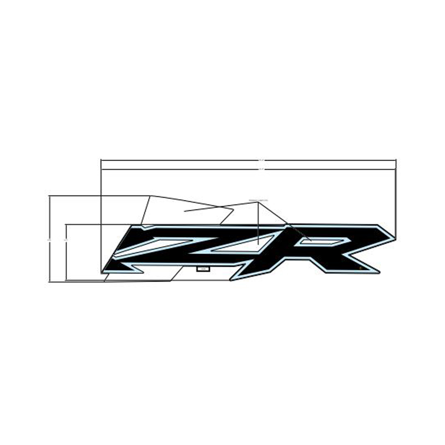 DECAL-RR.DOOR MID RZR LH