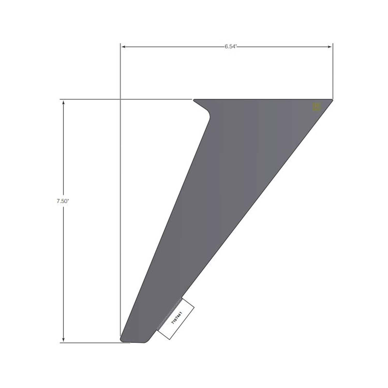 DECAL-RR.DOOR UPR SIDE LH