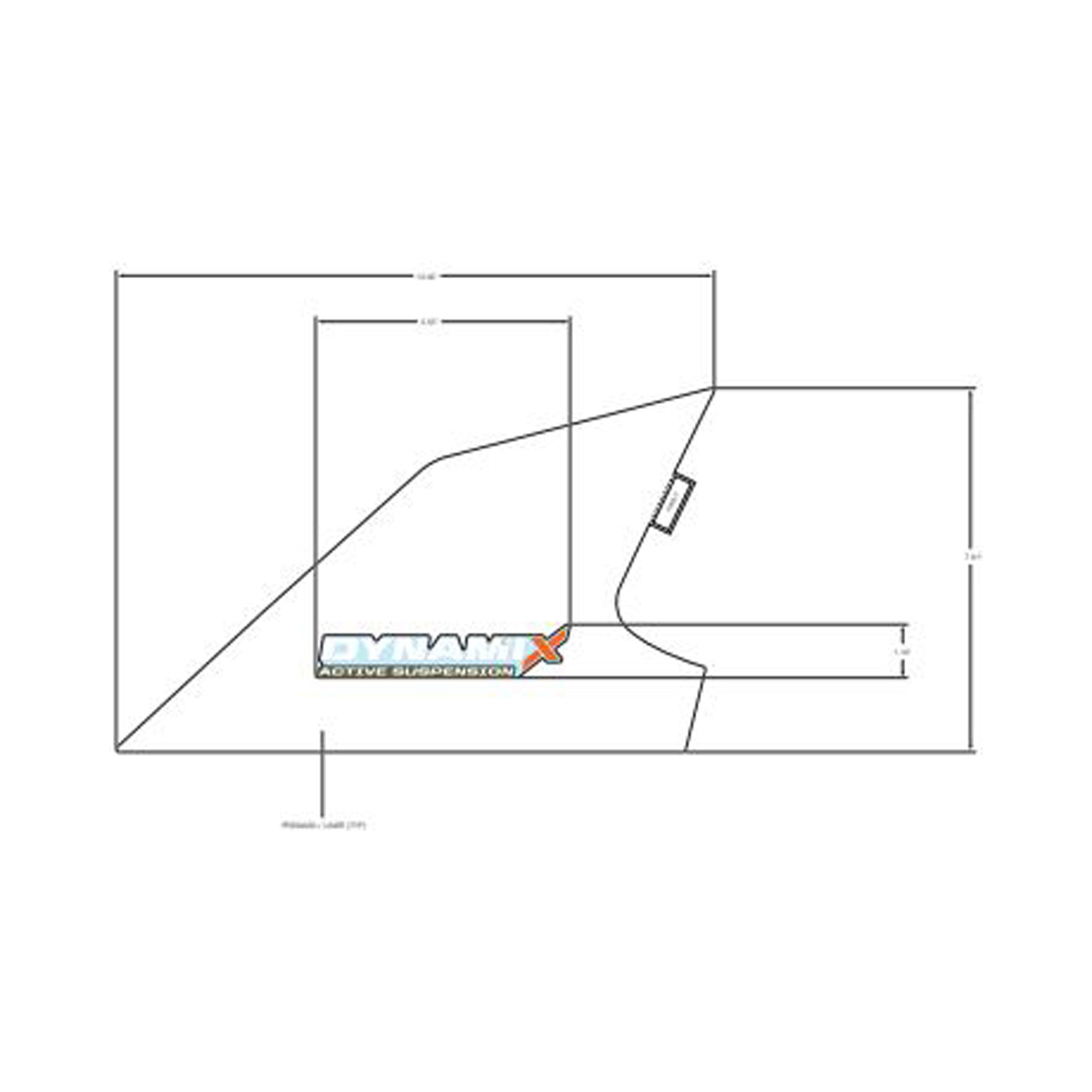 DECAL-RR.FNDR UPR DYNAMIX RH